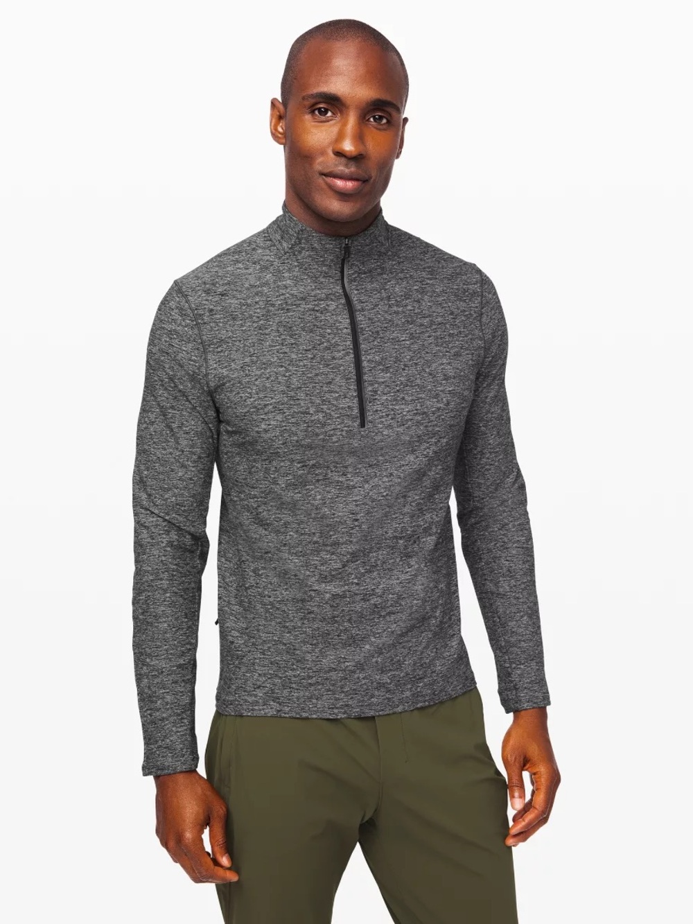Lululemon Men’s Performance Surge Long Sleeve Half Zip Sweatshirt - Size Large
